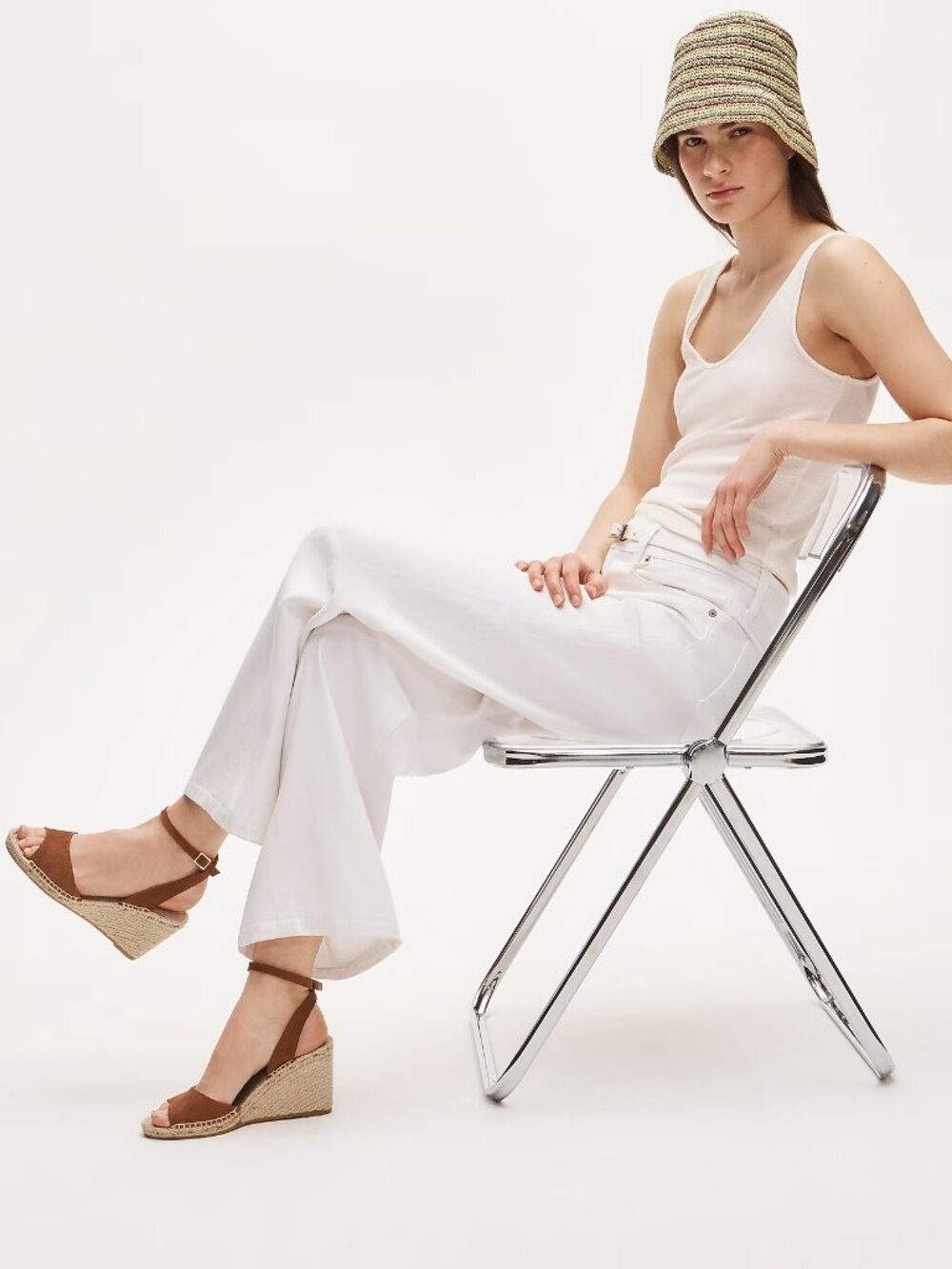J. Crew Made-in-Spain espadrille wedges in suede
